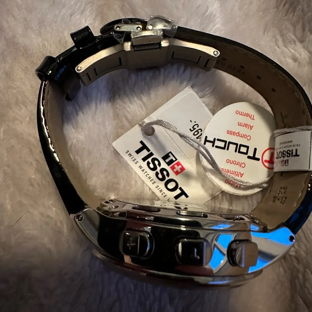 New with tags- Tissot Watch- T-Touch‎ II Titanium with mother of pearl